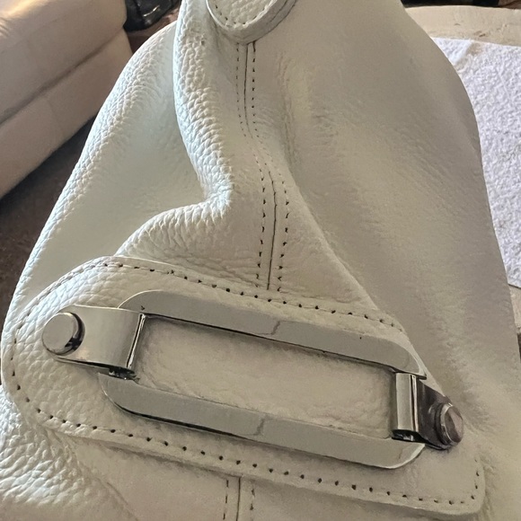 WHITE LEATHER SATCHEL… NEW WITH TAGS - Picture 11 of 14